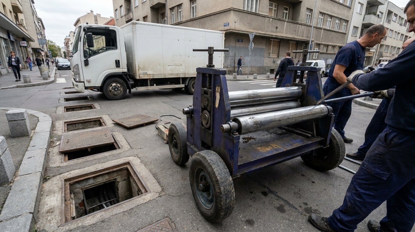 участок штамповки деталей рам